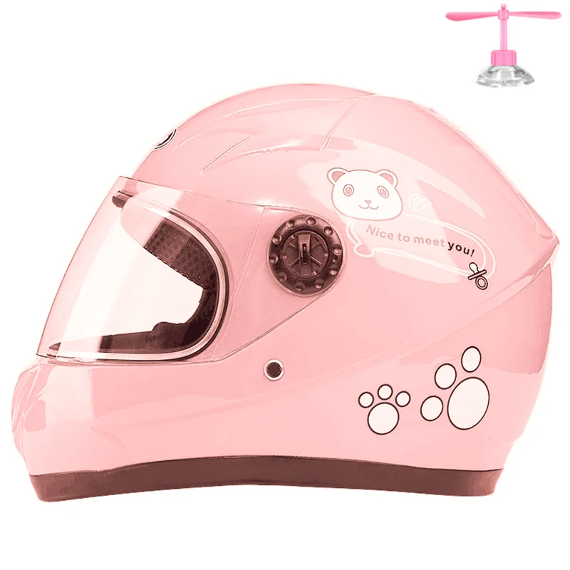 Children's Motorcycle Helmet 3 - đánh giá và giá Scooter Helmet Set