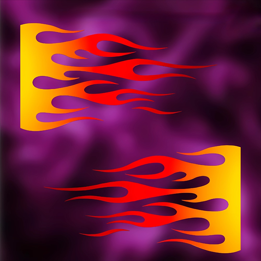 Flame Motorcycle Stickers Wate - đánh giá và giá Scooter Helmet Set