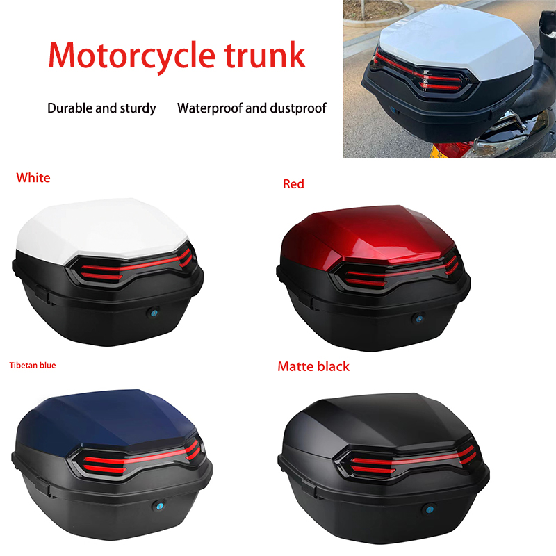 Motorcycle Tail Box Scooter Bo - đánh giá và giá Scooter Helmet Set